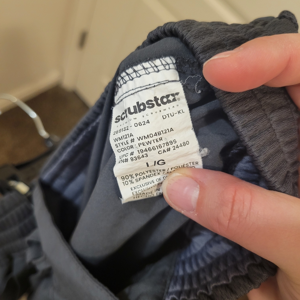 Scrubstar Women's Gray Scrub Pants - Picture 3 of 3